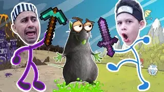 APARECEU RATO GIGANTE NO MUNDO DRAW STICKMAN EPIC 2