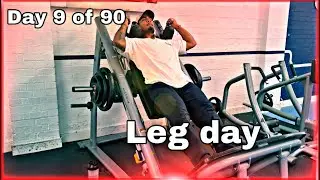 Day 9 of 90. Leg day lets goo.💪💪💪