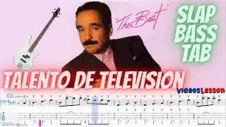 APRENDE Talento de television Bajo Electrico y Partitura -SLAP bass  SALSA