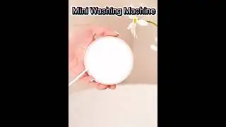 How To Use Mini Ultrasonic Portable Washing Machine