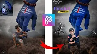 Bholenath hand 💪concept photo editing in PicsArt photo editing || Himmat Singh viral🔥photo editing ?