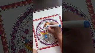 A glimpse into centuries of tradition and symbolism #madhubani #art #handmade #folkart