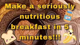 5 Minute, Easy, Healthy Protein-Filled Toast for Breakfast!