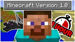 Minecraft 1.0 Speedrun in 1 Hour &ndash; Ender Dragon Disaster!