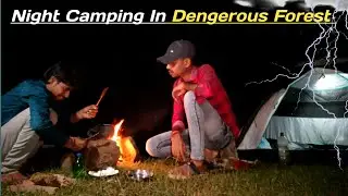 Winter Camping In Night At Dangerous Forest | India | Unknown Village