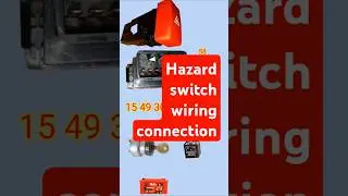 Hazard switch wiring connection/how to connect  hazard switch