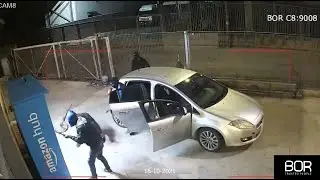 Furto con scasso sventato presso il distributore di carburante 