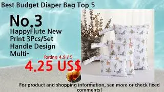 2024 Best Budget Diaper Bag Ranking
