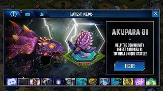 Akupara 81 Boss Event round 10 and 11 final | Jurassic World the game (9/27/22)