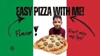 Everyone loved this pizza! Easy pizza recipe with me!