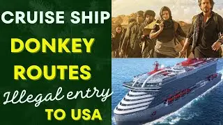 Donkey routes| Cruise ship donkey routes| Dunki Routes| Cruise ship illegal entry to USA
