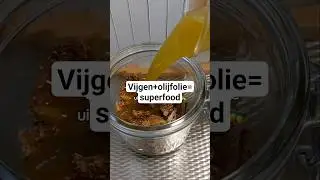 vijgen in olijfie = super gezond #superfoods #التين #زيتون #oliveoilbenefits #gezondevoeding