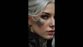 Captivating Steampunk Artwork Silver Hair | Victorian Fantasy & Mechanical Aesthetic #steampunk