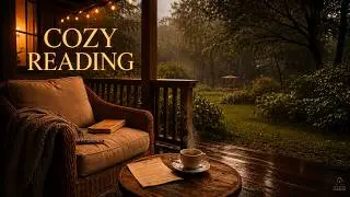 Quiet Rain on a Cozy Porch | Reading, Relaxation & Deep Calm