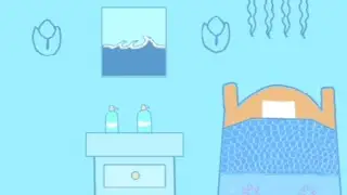 Blue Sea Themed Room 