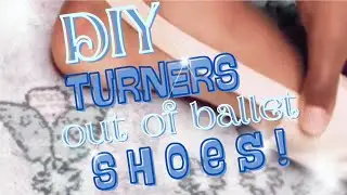 😇🥳DIY TURNERS OUT of BALLET SHOES!! (SEWING SKILLS NEEDED)🫶🥰 