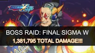 Megaman X DiVE | Final Sigma W RaidBoss | S Rank Guide