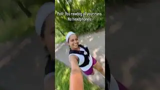 Running without headphones/music #running