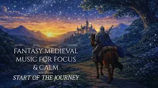 Música medieval fantástica para concentração e calma. | Start of the Journey
