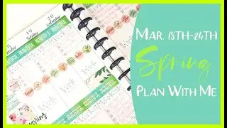 Spring 2019 Happy Planner Spread