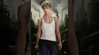Mackenzie Davis Transforms into an Obsidian Liquid Metal Warrior | Terminator Dark Fate Reimagined