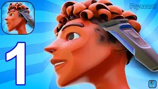 Fade Master 3D: Barber Shop - Gameplay Walkthrough Part 1 Tutorial Level 1-14 (iOS, Android)