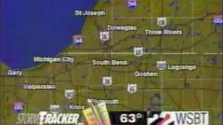 4-13-2002 WSBT News 22 at 10:00 Weather Promos