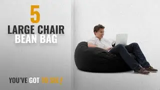 Top 10 Large Chair Bean Bag [2018]: Big Joe Large Fuf Foam Filled Bean Bag Chair, Comfort Suede,