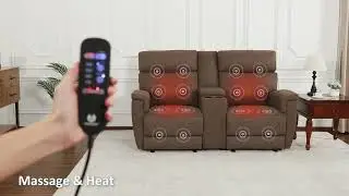 MCombo Model PR606M2 Power Loveseat Recliner -- Promo Video