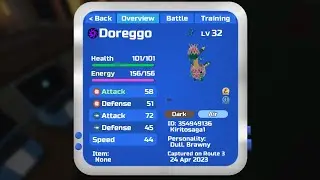 Evolving Alpha Red Faberg&eacute; Kyeggo into Doreggo - Loomian Legacy