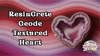 Can You Make a Geode Textured Heart With Eco Resin?