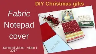 DIY fabric notepad cover and how to use corner miter tool