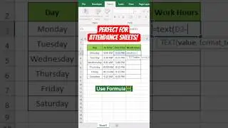 🚫Stop Calculating Work Hours Manually in Excel!😲 | Excel Tips & Tricks