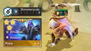 3 Star Pyke TFT  9 Shimmerscale  SET 7   Dragonlands