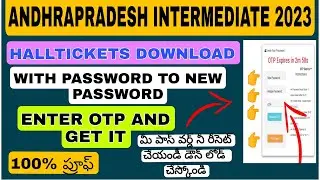 ANDHRAPRADESH INTERMEDIATE 2023 HALLTICKETS DONWLOAD LATEST NEW VIDEO TODAY 13 MARCH 2023 WEBSITE