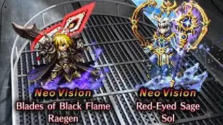 FFBE Indonesia Banner Talks for NV Blades of Black Flame Raegen & Red-Eyed Sage Sol + NVA Fohlen