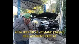 2014 JEEP STR-8 6.4L ENGINE REMAND CRATE MOTOR REPLACEMENT.