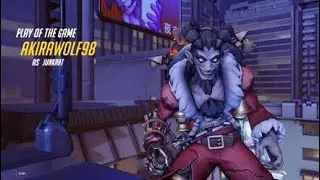 POTG as Junkrat(Krampus skin)