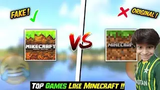 Top 3 Games Like Minecraft For Free In Android|PlayStore  100%Free|Tutorials#11