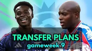 MY FPL GW9 TRANSFER PLANS