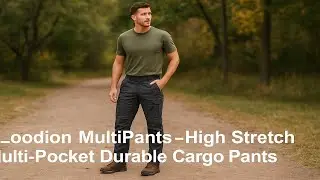 👖 Loodion MultiPants - High Stretch Multi-Pocket Durable Cargo Pants Review 🎽