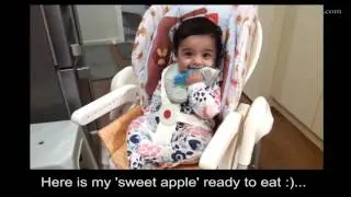 Apple Puree - Fruit purees for 6 months baby - stage 1 baby food recipes