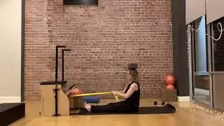 Pilates Rolldown with Yoga Block