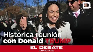 Machado afirma que cuentan con Trump 