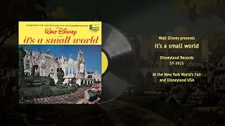 Walt Disney's it's a small world 1964 (ST-3925) | Vintage Disney Vinyl Restored