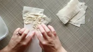 Using Fabric in Mixed Media Project