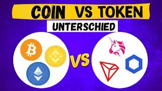 Was ist der Unterschied zwischen COIN & TOKEN? | Einfach erkl&auml;rt mit Animationen