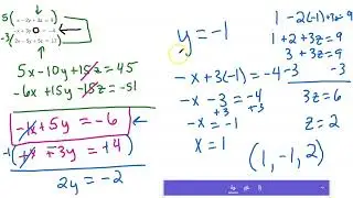 Solving Multivariable Equations Three Equations and variable