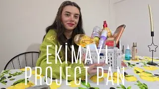 Ekim Ayı Project Pan / Hangi Ürünleri Bitirmeyi  Başardım ? Yeni Hangi Ürünler Eklendi 💖