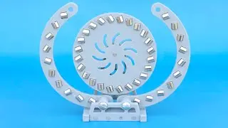 DIY Magnetic Flywheel Rotation from Magnetic Energy